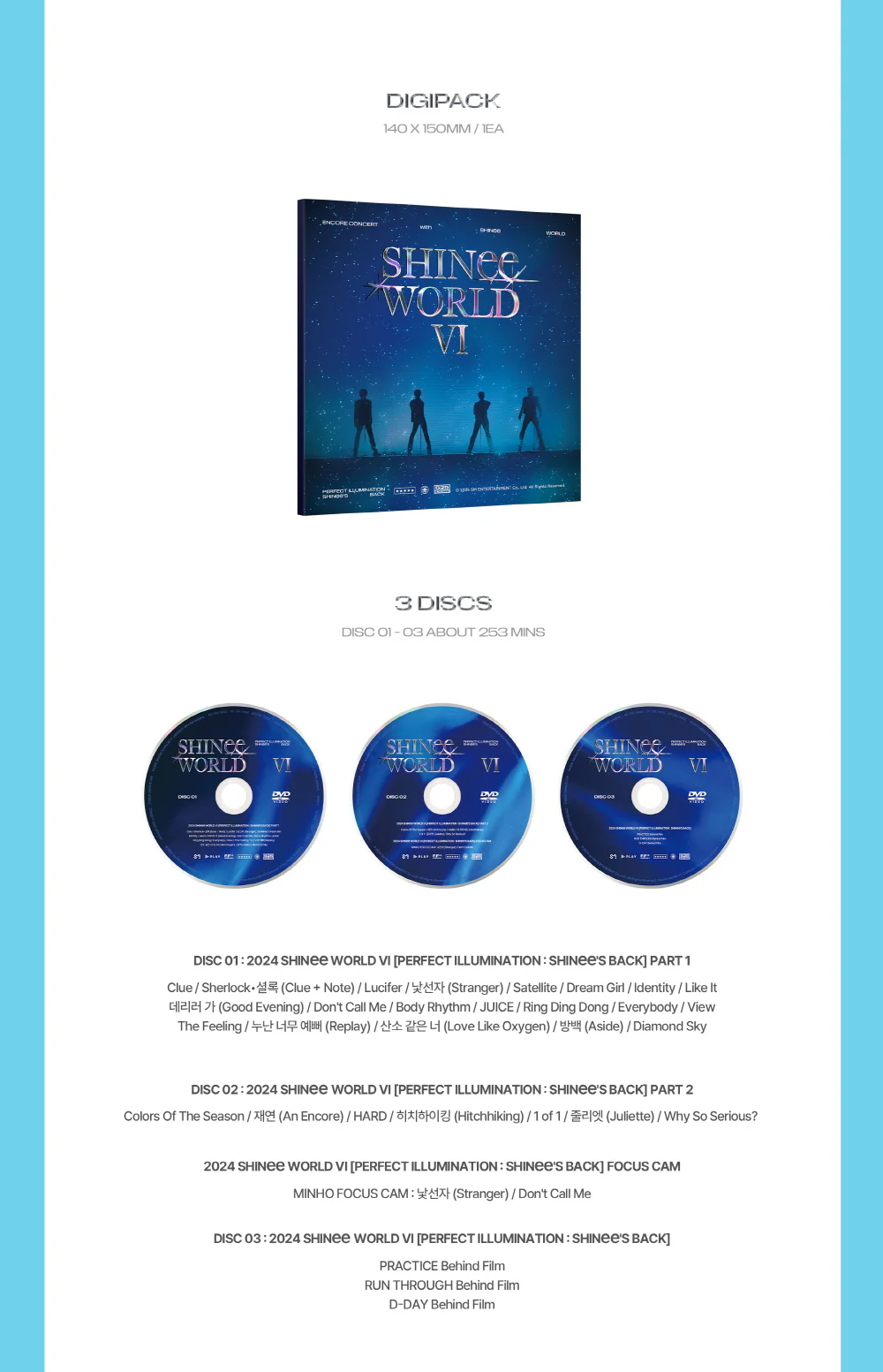 SHINee WORLD VI [PERFECT ILLUMINATION : SHINee'S BACK] DVD + Pre-Order Gift - Image 9