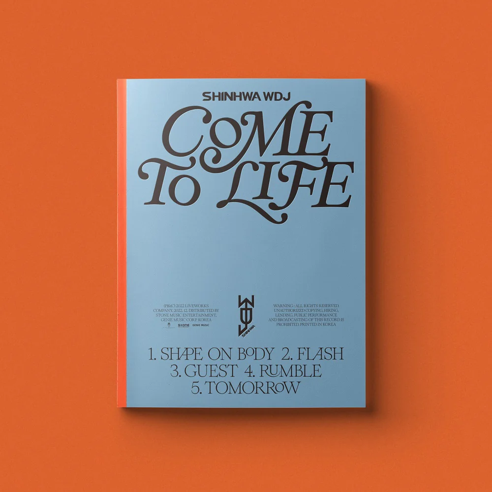 SHINHWA WDJ - 1st Mini Album Come To Life CD