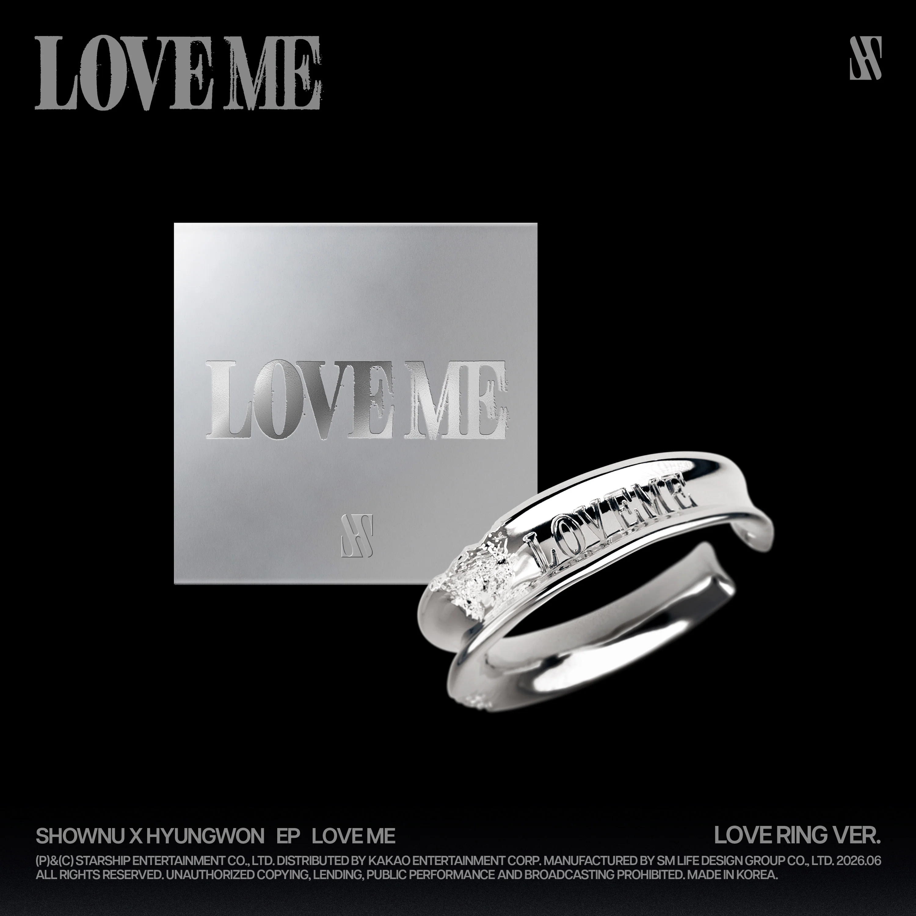 Shownu & Hyungwon - EP Love Me Love Ring version Limited Edition