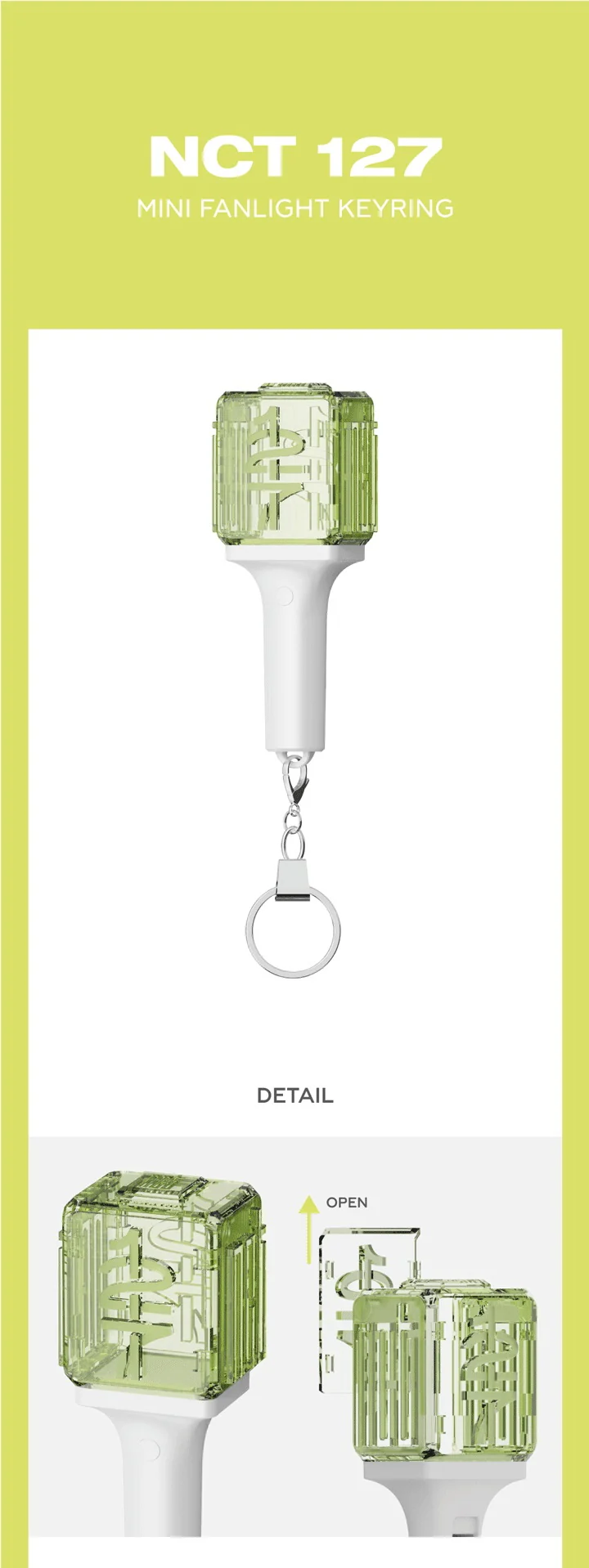 SM MINI FANLIGHT KEYRING [NCT 127 ver.] - Image 2