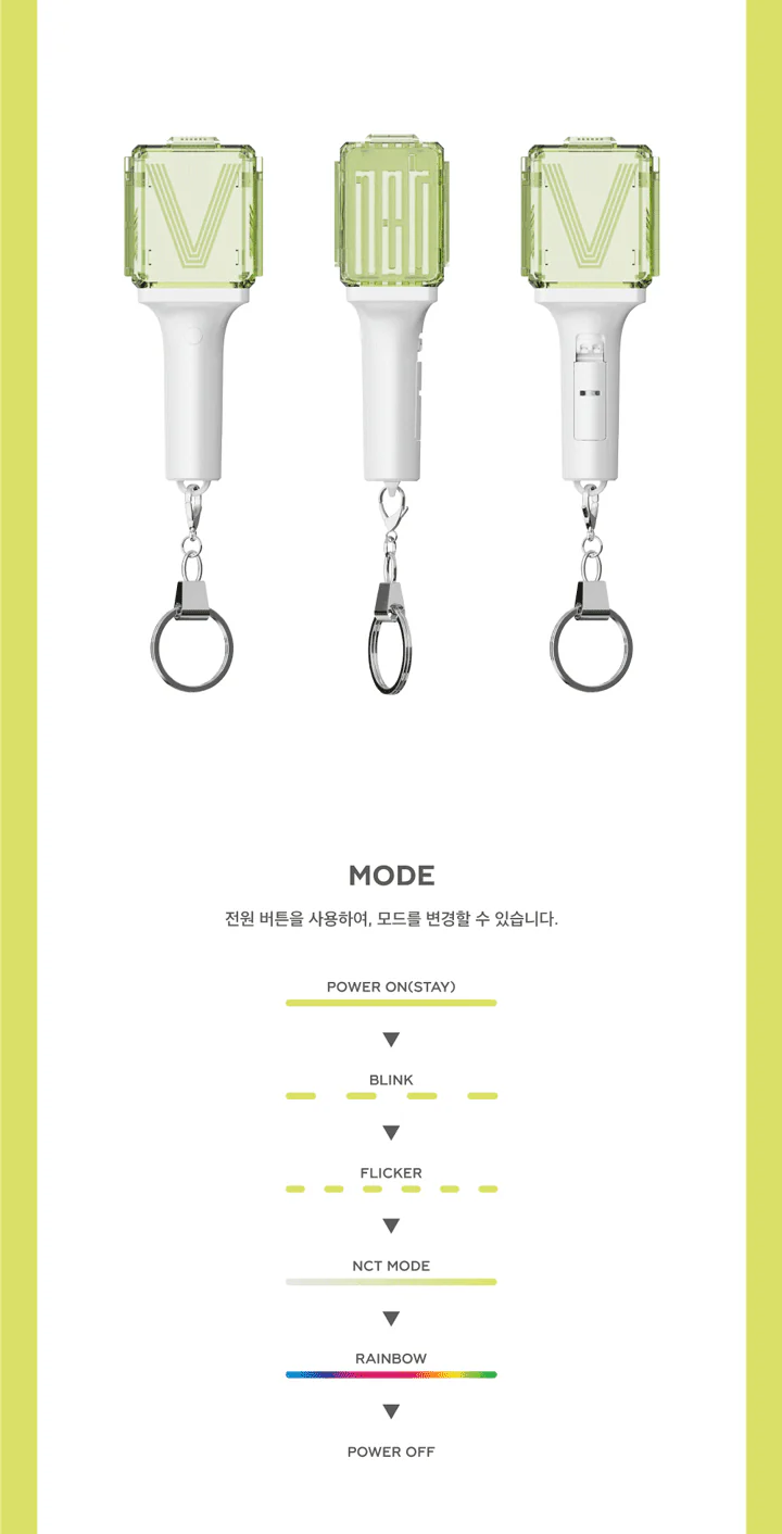 SM MINI FANLIGHT KEYRING [WayV ver.] - Image 3