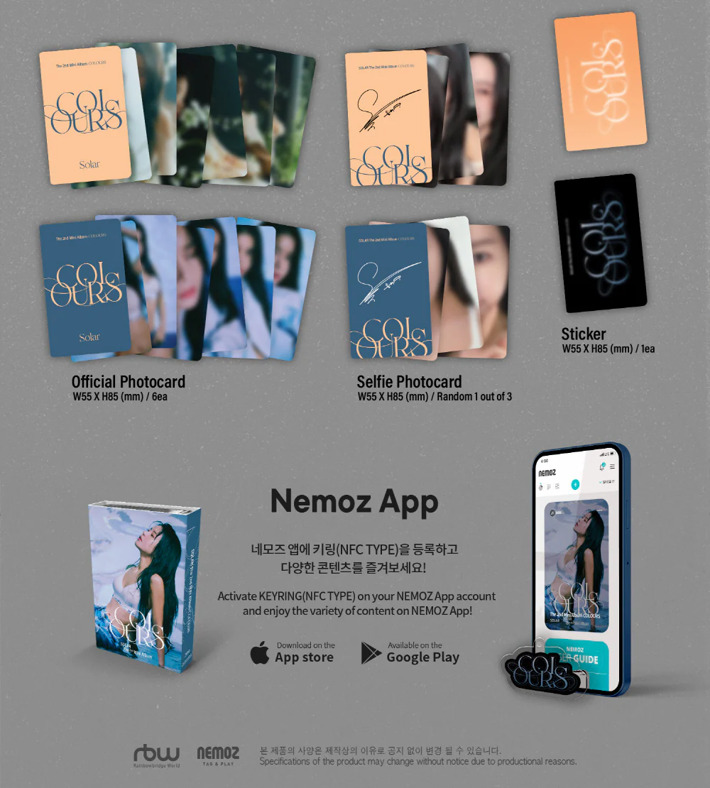 SOLAR MAMAMOO - 2nd Mini Album Colours Nemo version - Image 3