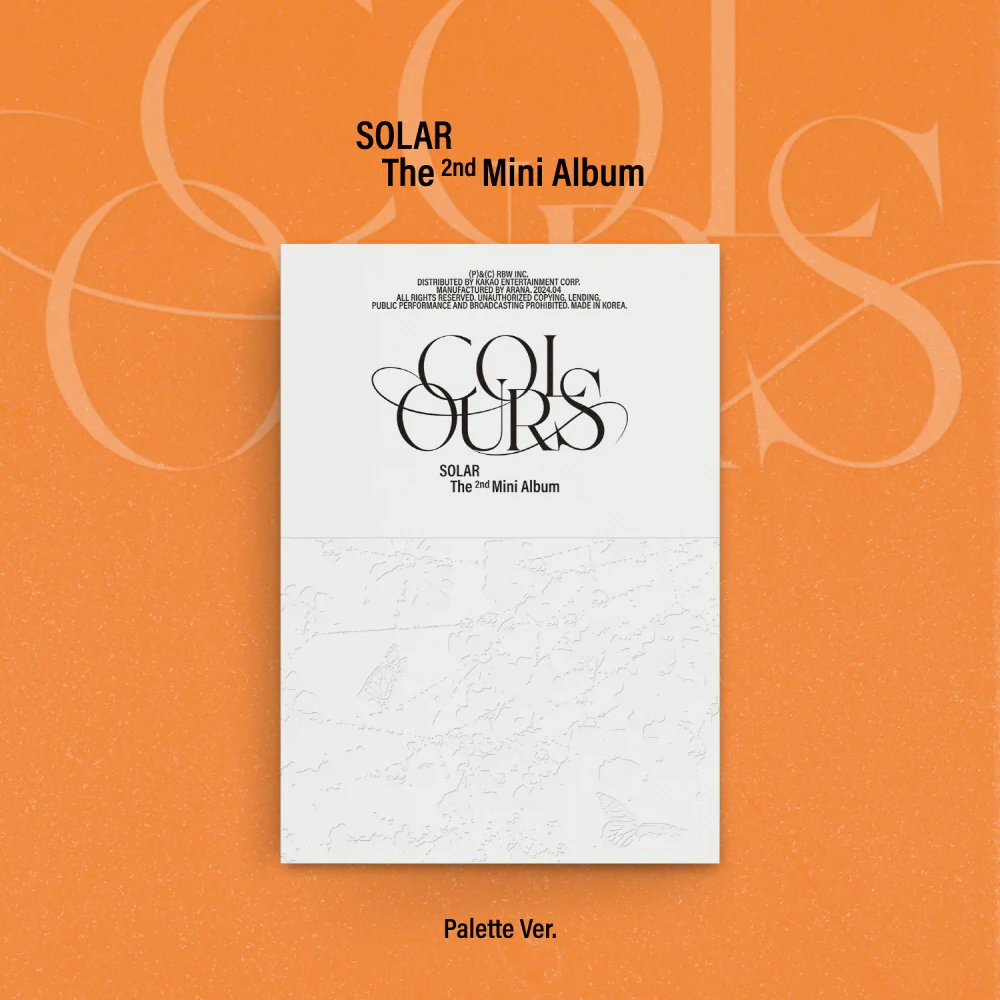 SOLAR MAMAMOO - COLOURS [Palette Ver.] 2nd Mini Album