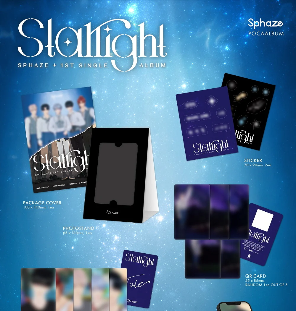 Sphaze - 1st Single Album Starlight POCA Album - Image 2