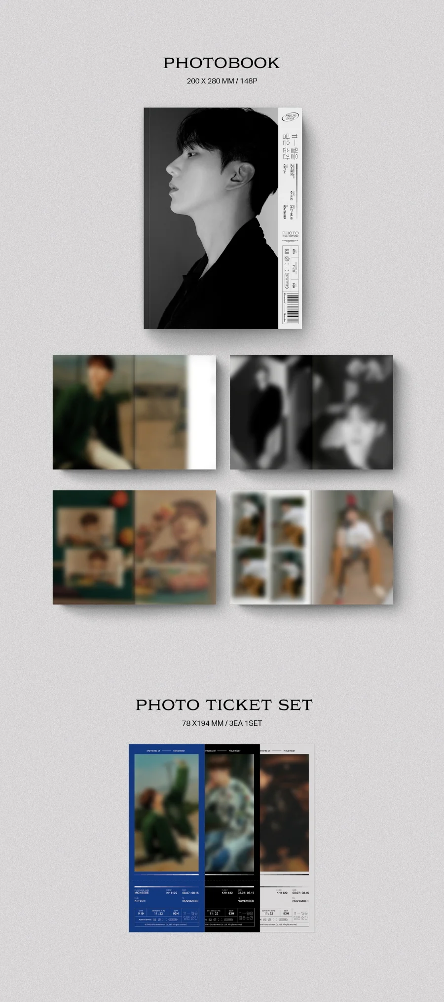 [STARSHIP SQUARE POB] KIHYUN PHOTOBOOK Moment of November MONSTA X - Image 3