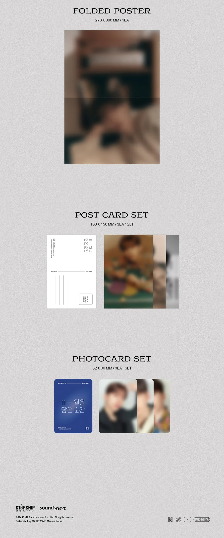 [STARSHIP SQUARE POB] KIHYUN PHOTOBOOK Moment of November MONSTA X - Image 4