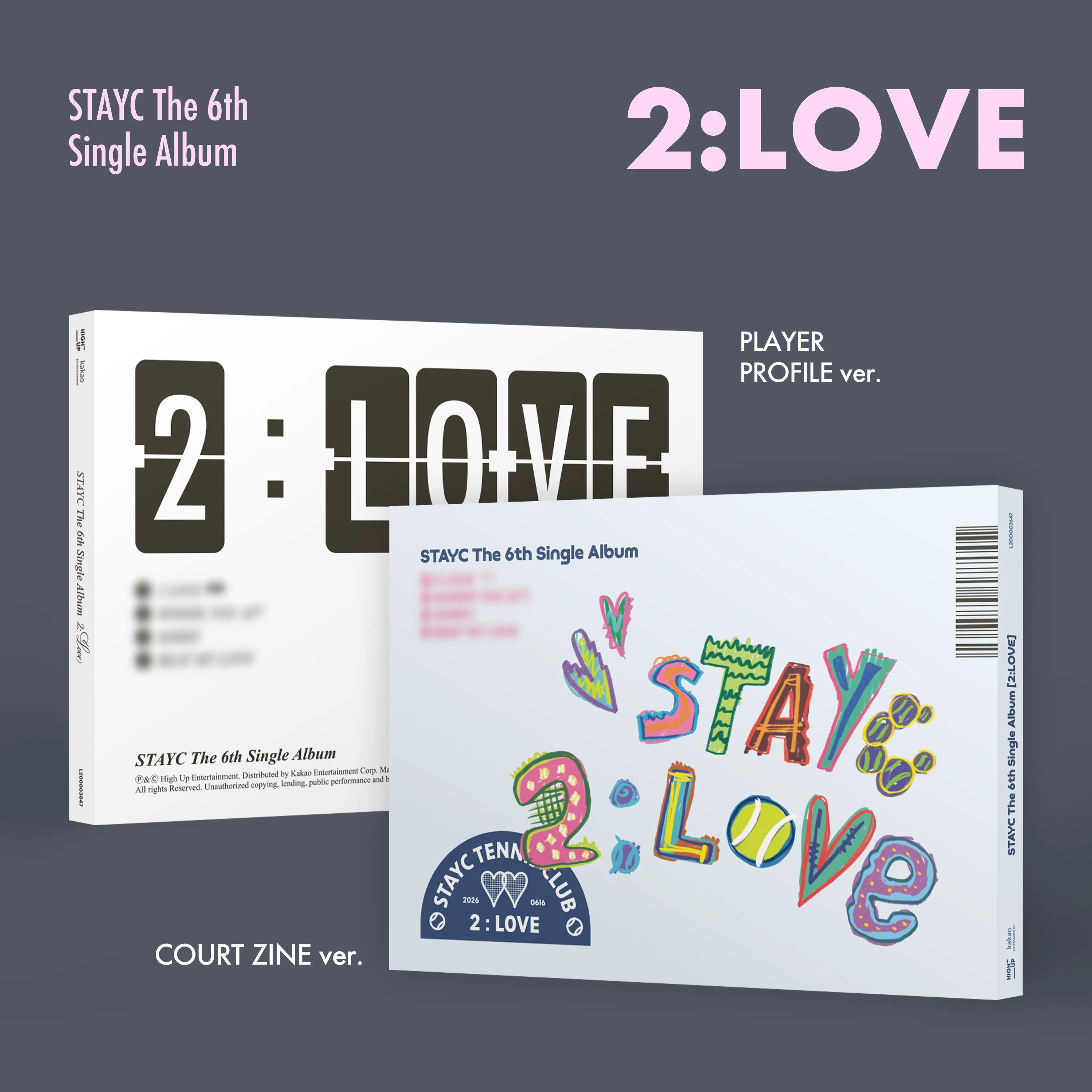 Stayc - 6th Single Album 2:LOVE CD