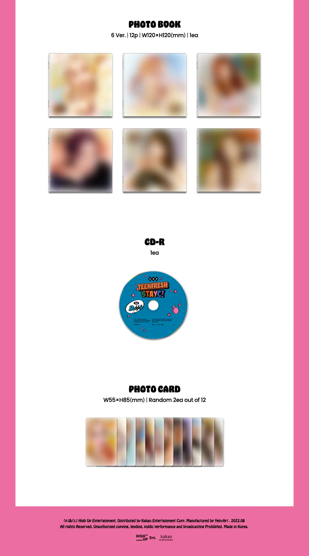 STAYC - 3rd Mini Album TEENFRESH [Digipak Ver.] - Image 3