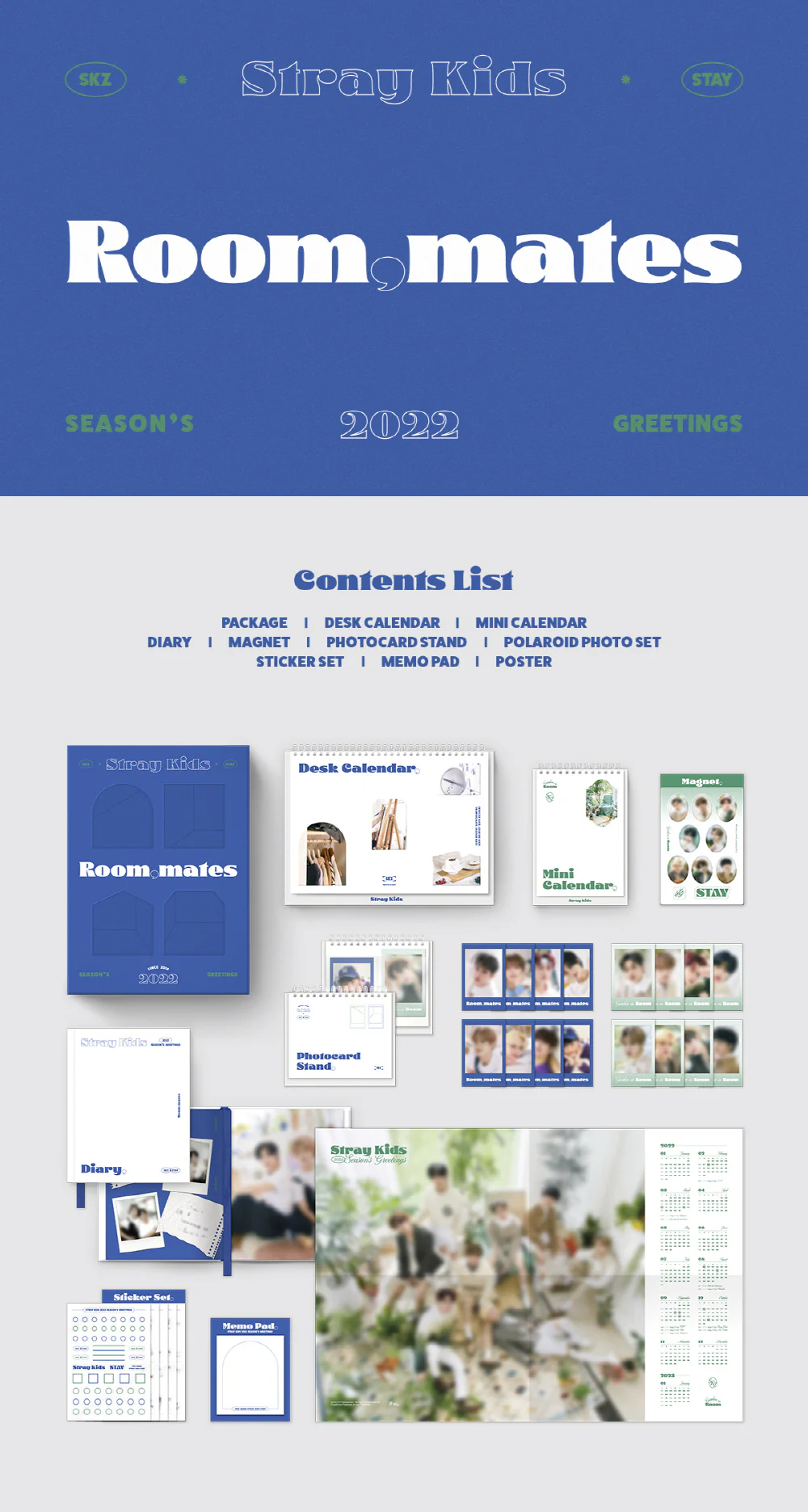 STRAY KIDS - 2022 SEASON’S GREETINGS [ROOM,MATES] - Image 2