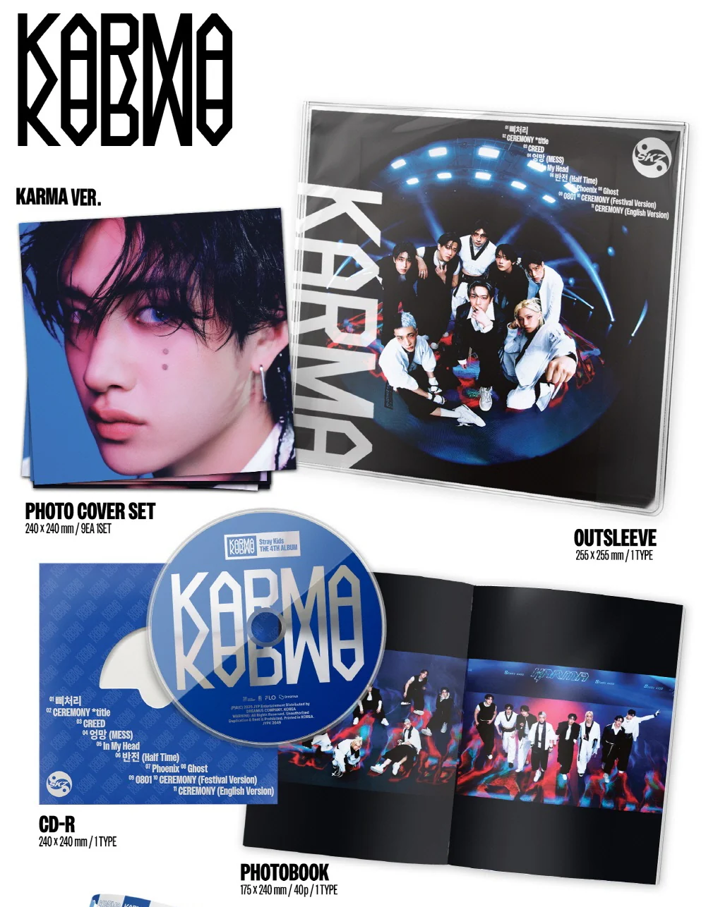 Stray Kids - KARMA [KARMA Limited VER.] Album+Pre-Order Gift - Image 2