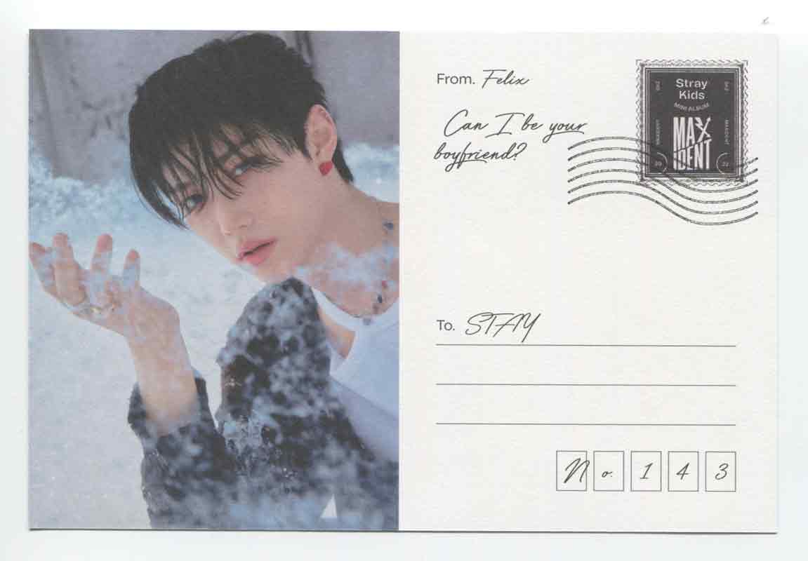 STRAY KIDS - MAXIDENT Album Love Letter OFFICIAL PHOTOCARD - Image 7