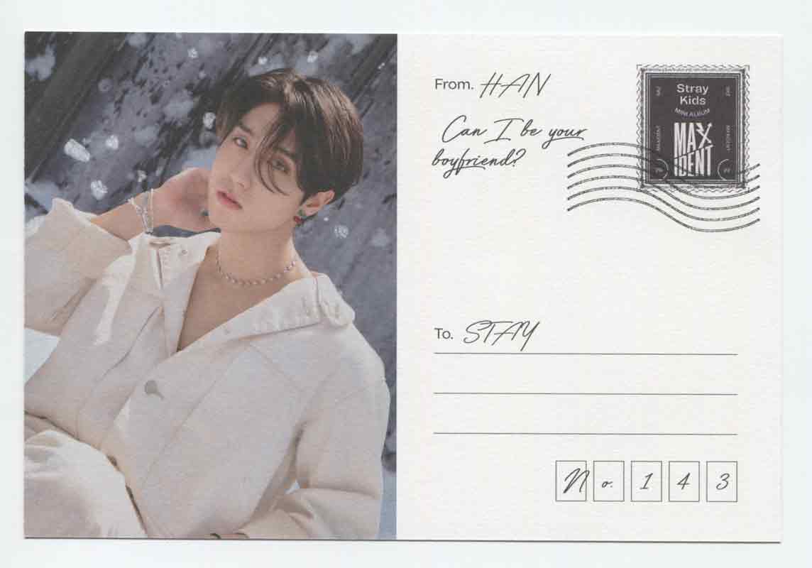STRAY KIDS - MAXIDENT Album Love Letter OFFICIAL PHOTOCARD - Image 8