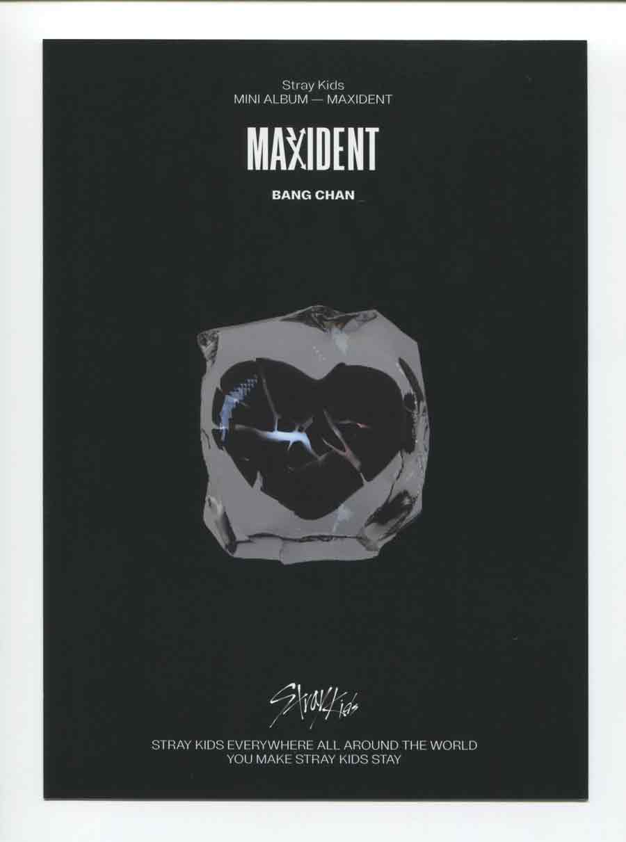 STRAY KIDS - MAXIDENT Album OFFICIAL Mini Poster - Image 4