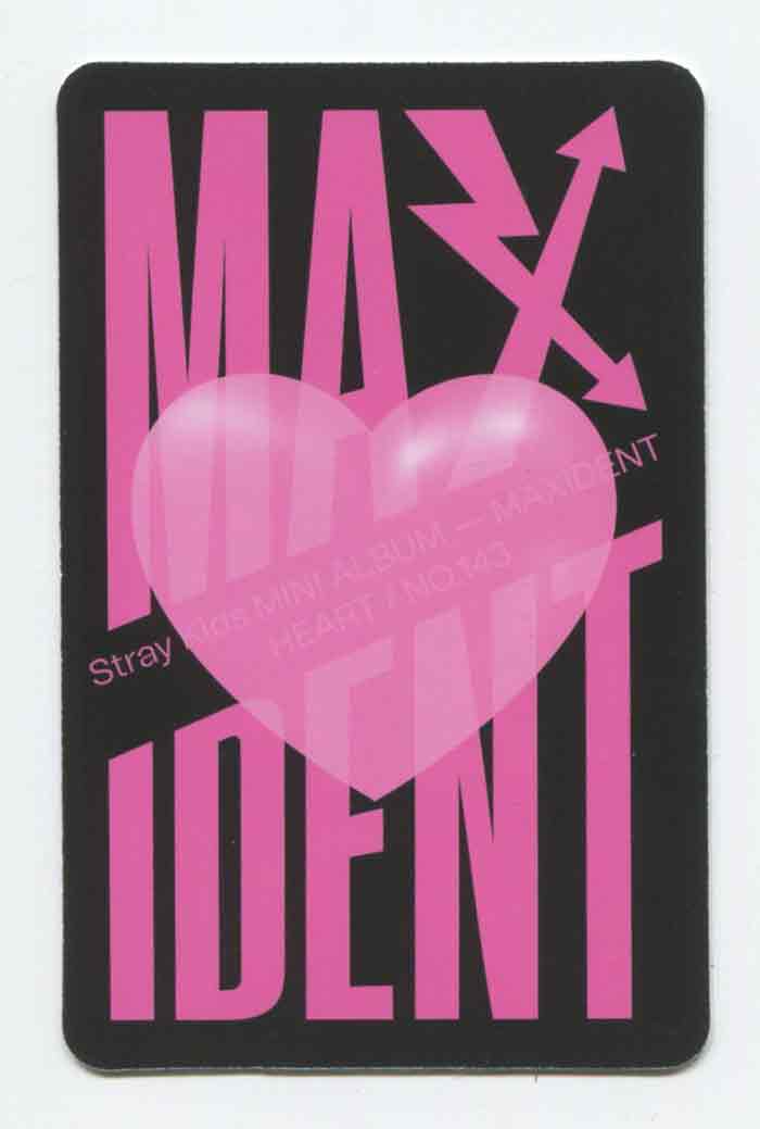 STRAY KIDS - MAXIDENT Album OFFICIAL PHOTOCARD - Image 4