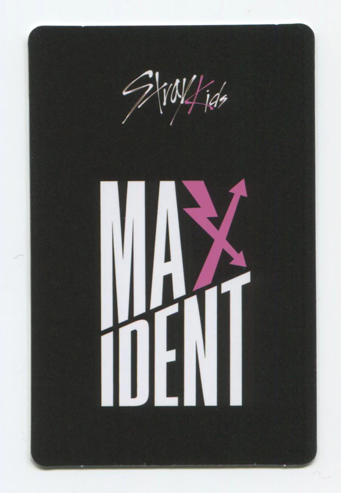 STRAY KIDS [MAXIDENT] Apple Music POB UNRELEASED OFFICIAL PHOTOCARD - Image 2