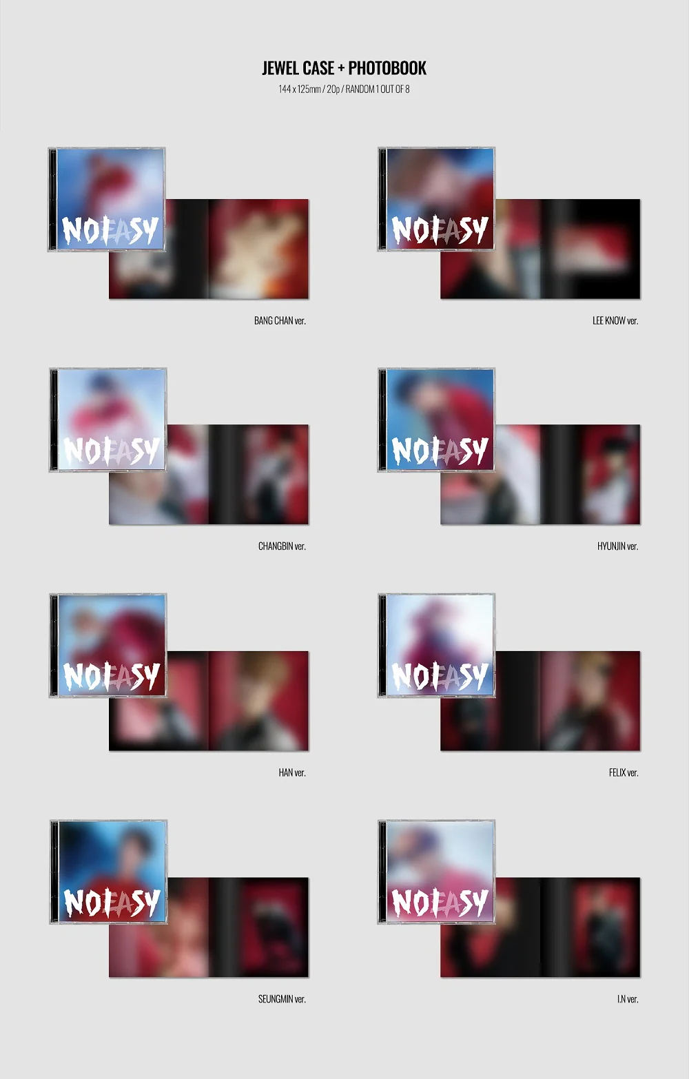 STRAY KIDS - NOEASY [Jewel Case ver.] Album - Image 3