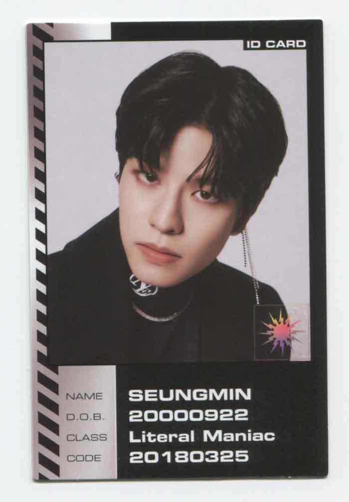 STRAY KIDS - ODDINARY Album ID CARD OFFICIAL PHOTOCARD - Image 8