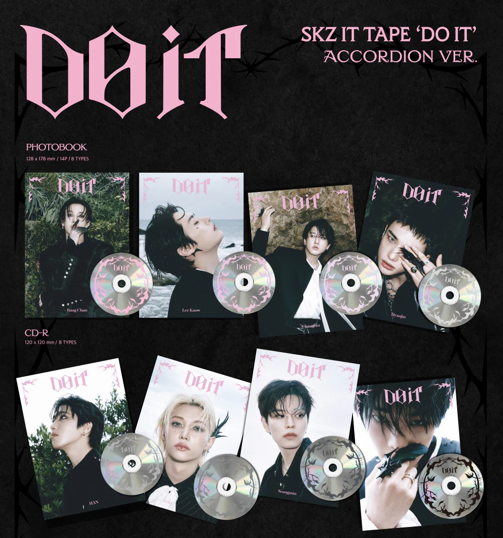 Stray Kids - SKZ IT TAPE Do It Accordion version CD+Pre-Order Gift - Image 2