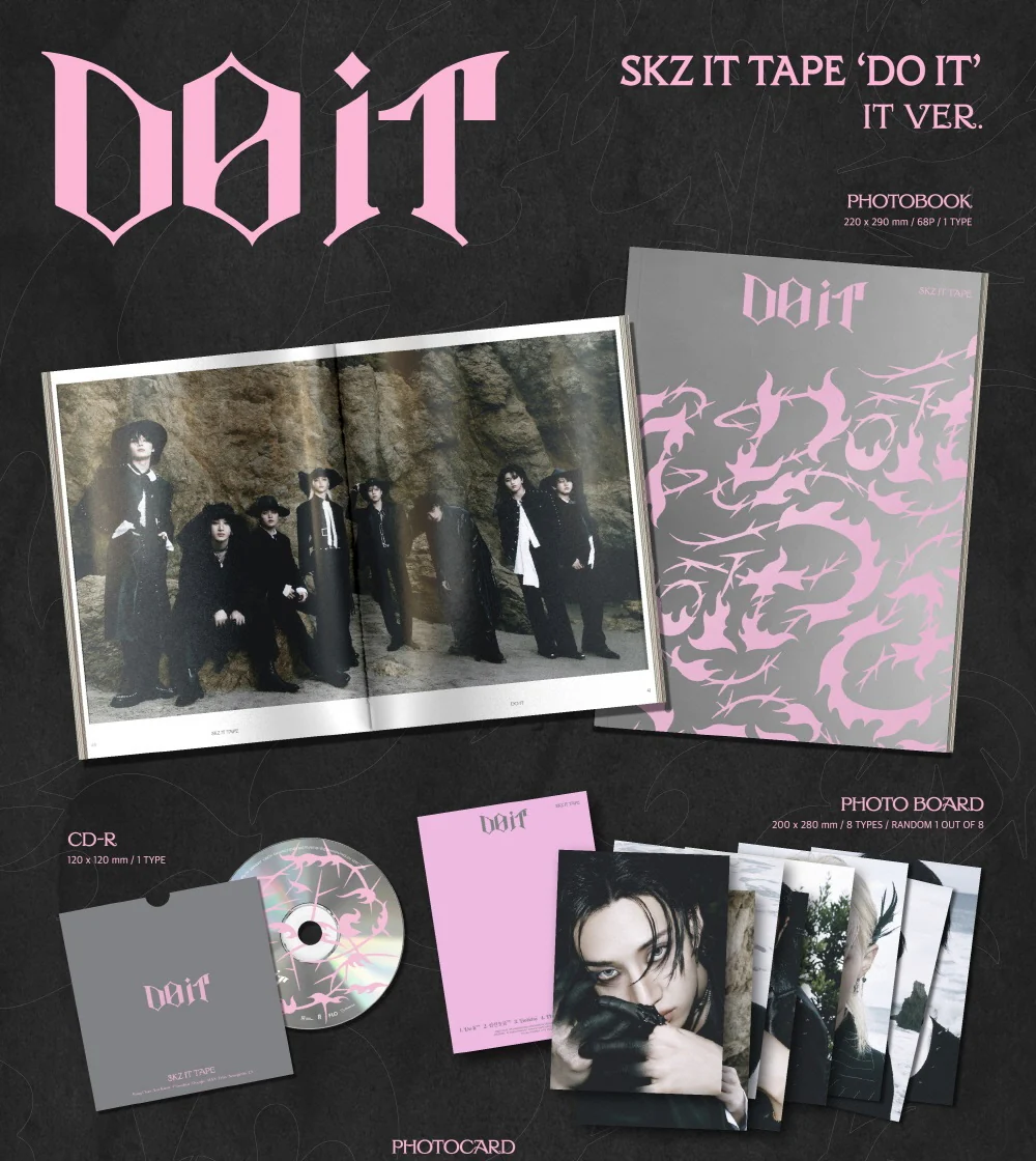Stray Kids - SKZ IT TAPE DO IT [IT ver.] Album+Pre-Order Gift - Image 2