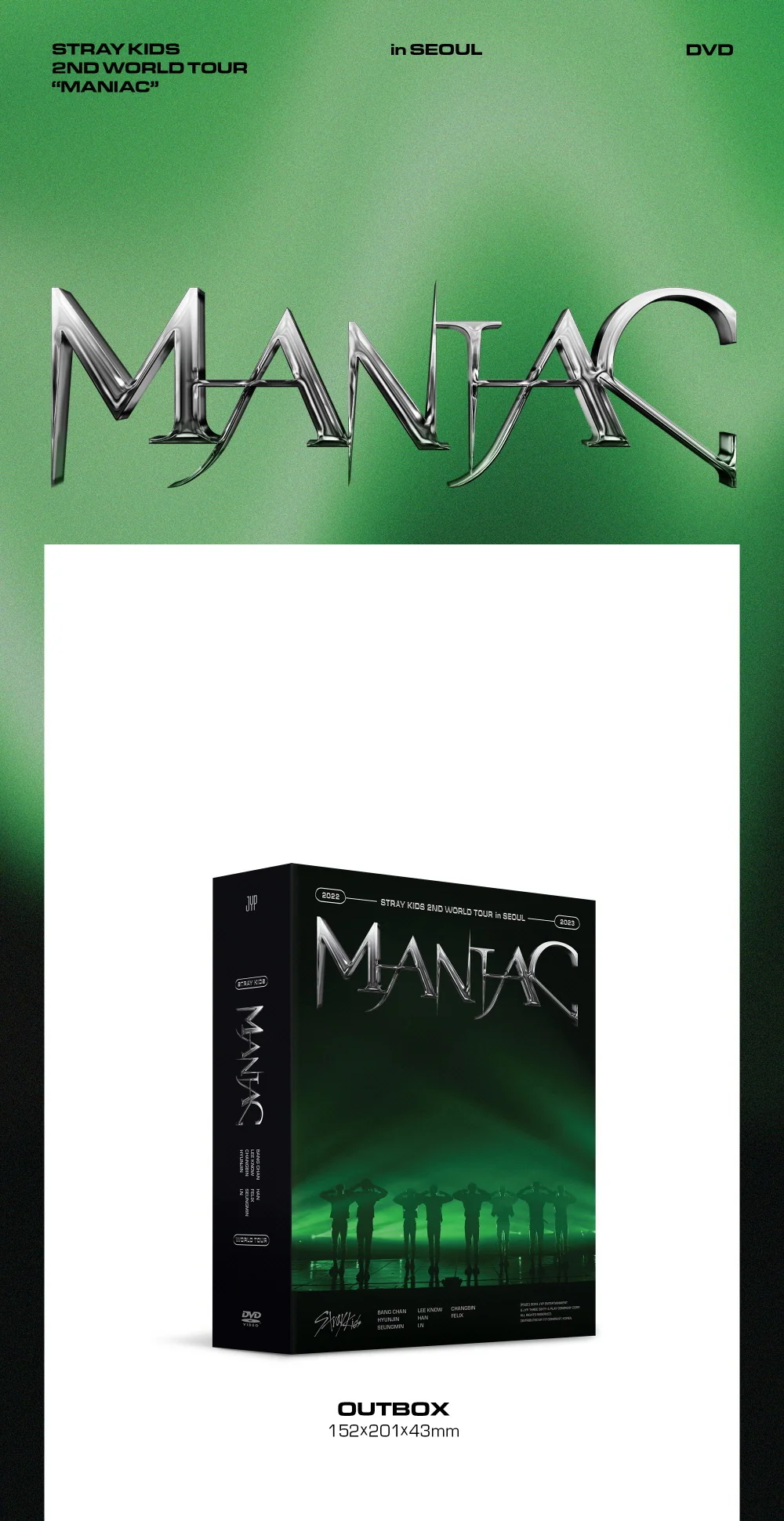 [Reissue] Stray Kids 2nd World Tour MANIAC in SEOUL DVD - Image 2
