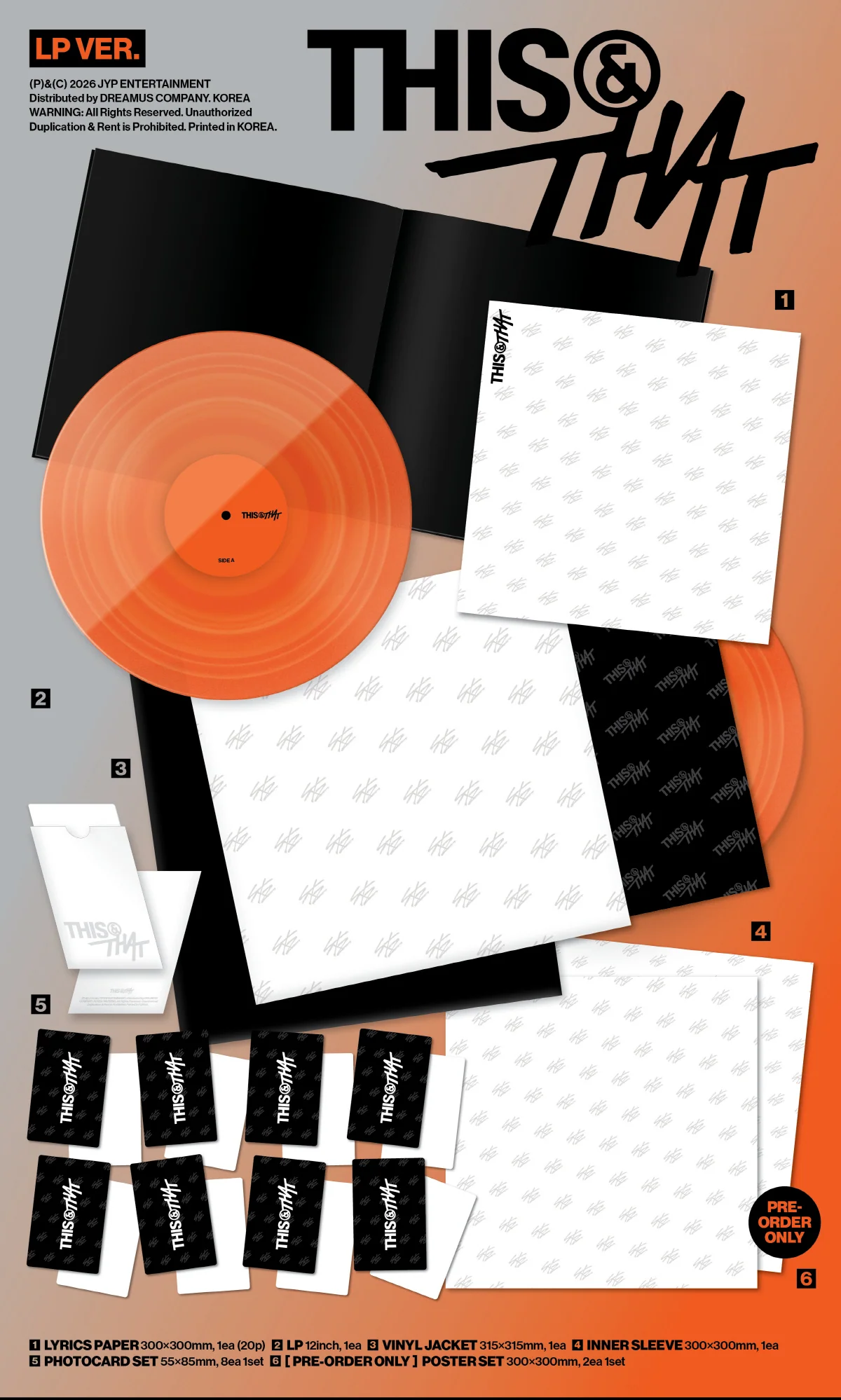 Stray Kids - THIS & THAT [LP VER.] 10th Mini Album+Pre-Order Gift - Image 2