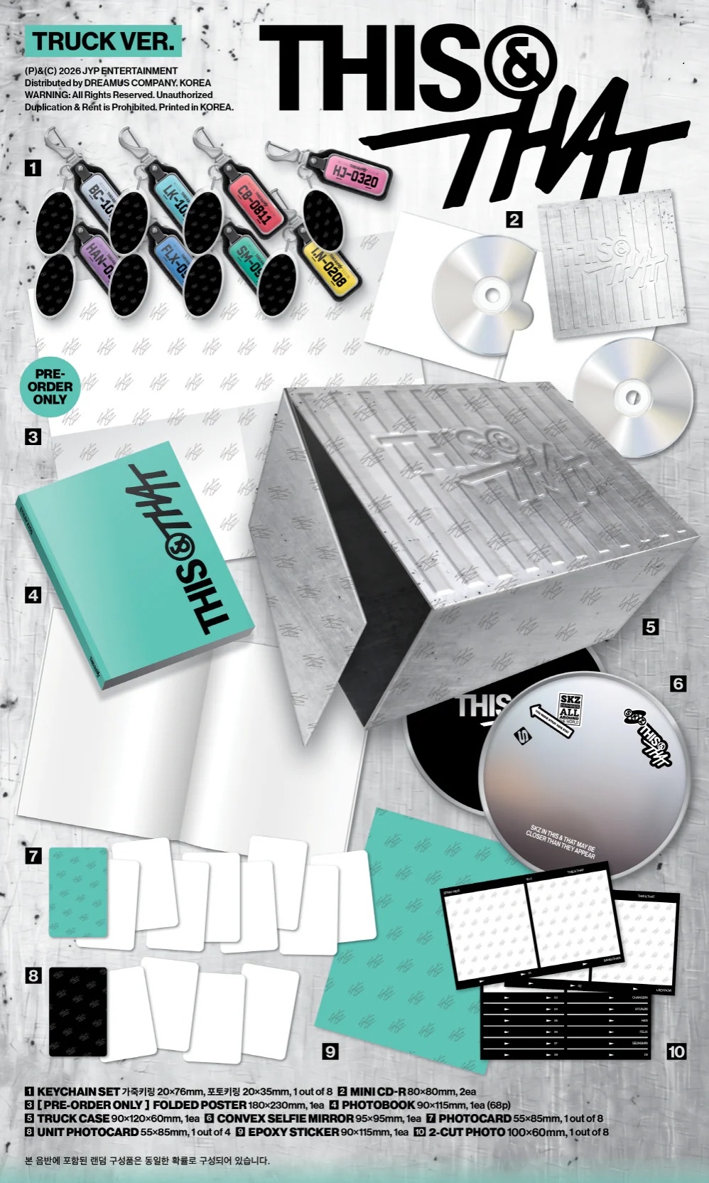 Stray Kids - THIS & THAT [TRUCK VER.] Limited Album+Pre-Order Gift - Image 2