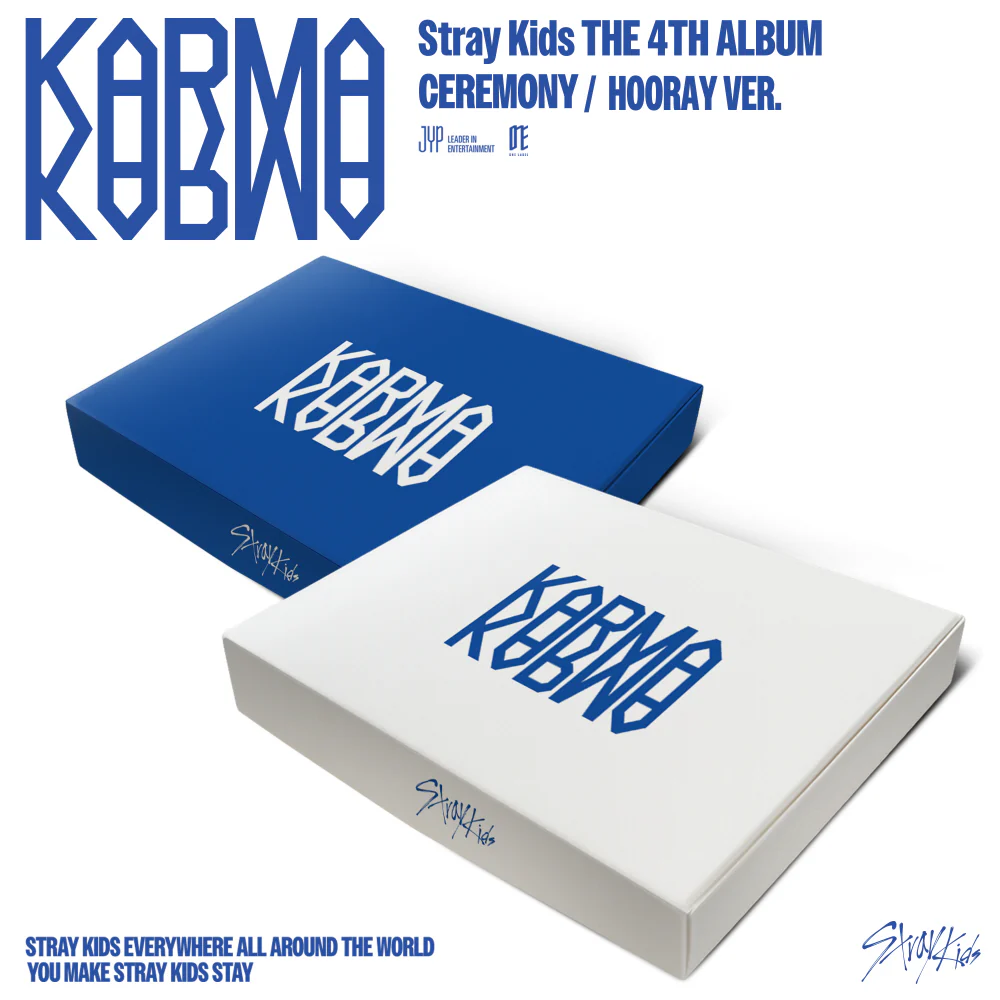Stray Kids - Vol.4 Karma Standard version CD+Extra Photocards Set