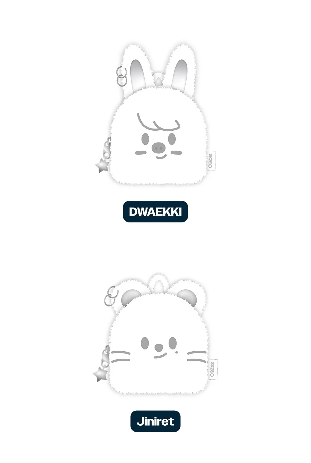[PRE-ORDER] Stray Kids - World Tour <dominATE : celebrATE> Official MD - SKZOO ORIGINAL BACKPACK SILVER Ver. - Image 3