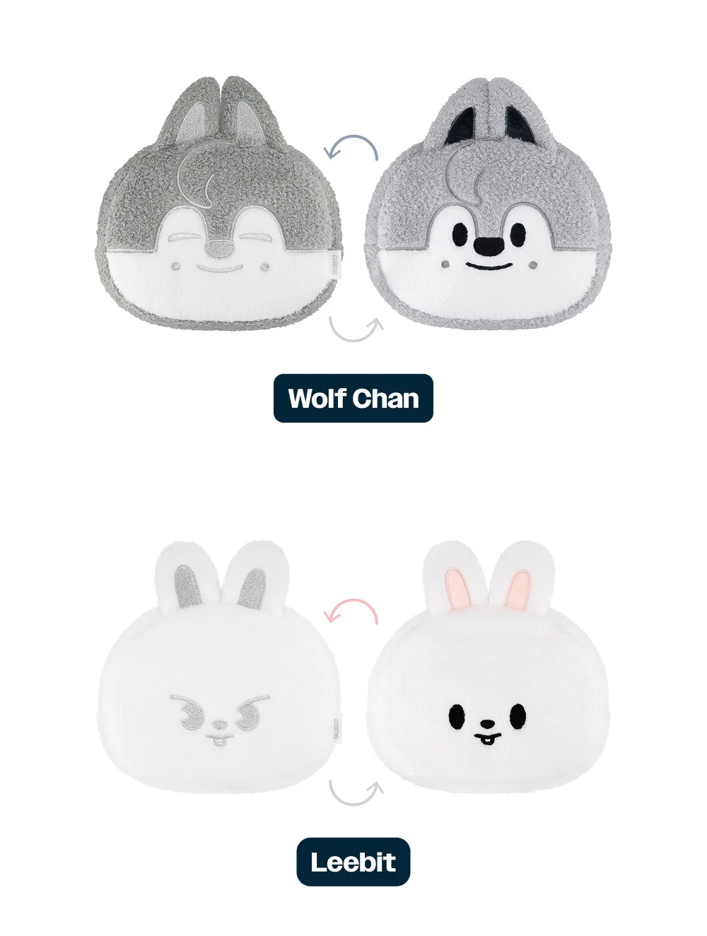 [PRE-ORDER] Stray Kids - World Tour <dominATE : celebrATE> Official MD - SKZOO REVERSIBLE FACE POUCH - Image 2