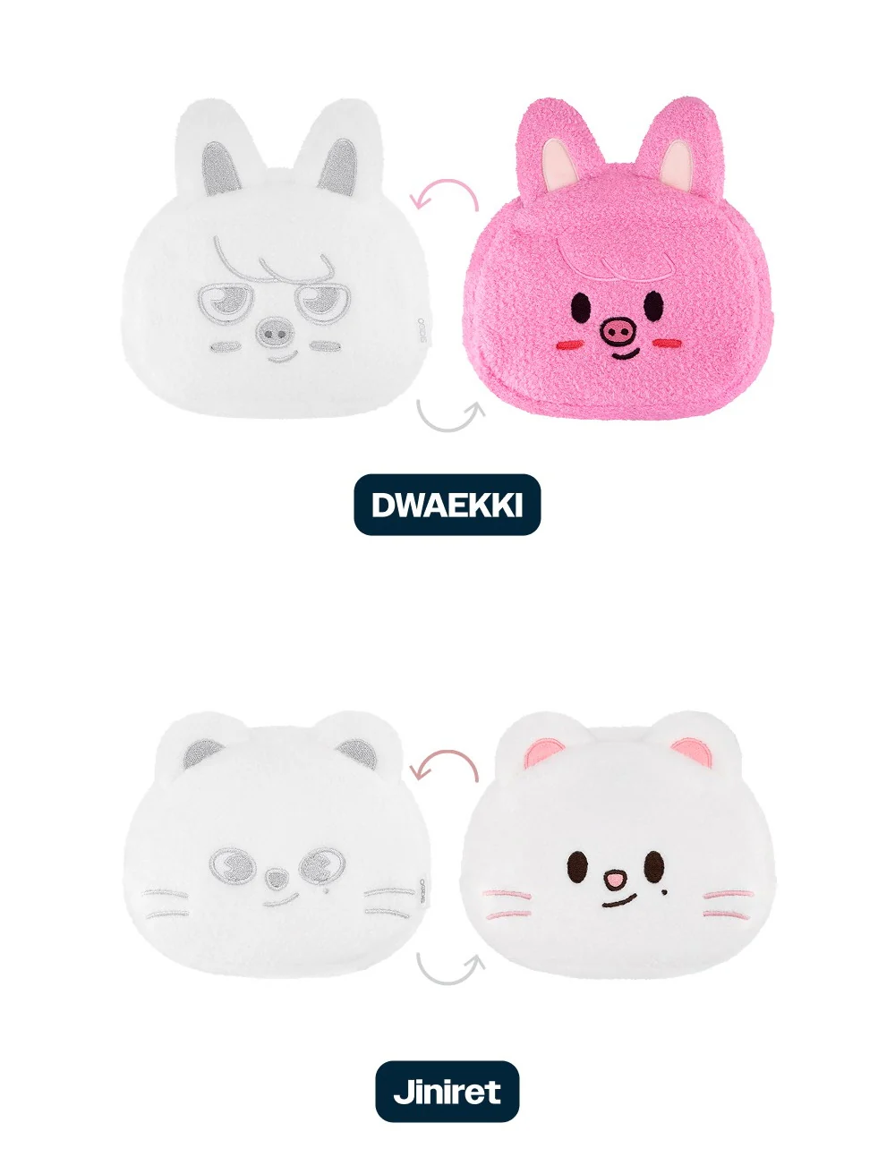 [PRE-ORDER] Stray Kids - World Tour <dominATE : celebrATE> Official MD - SKZOO REVERSIBLE FACE POUCH - Image 3