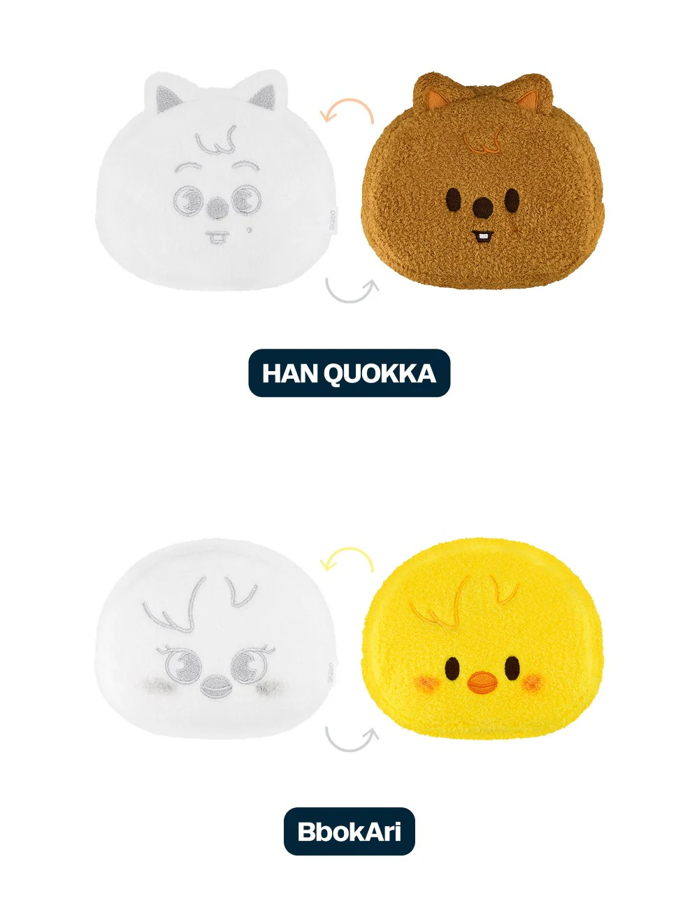 [PRE-ORDER] Stray Kids - World Tour <dominATE : celebrATE> Official MD - SKZOO REVERSIBLE FACE POUCH - Image 4