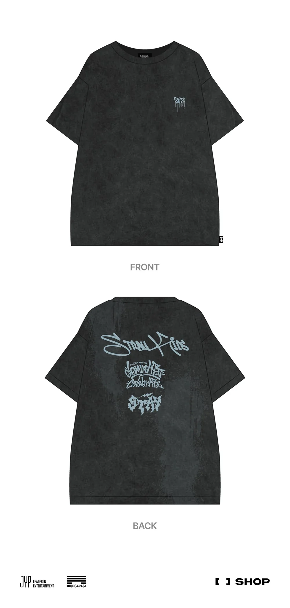 [PRE-ORDER] Stray Kids - World Tour <dominATE : celebrATE> Official MD - T-SHIRT - Image 2