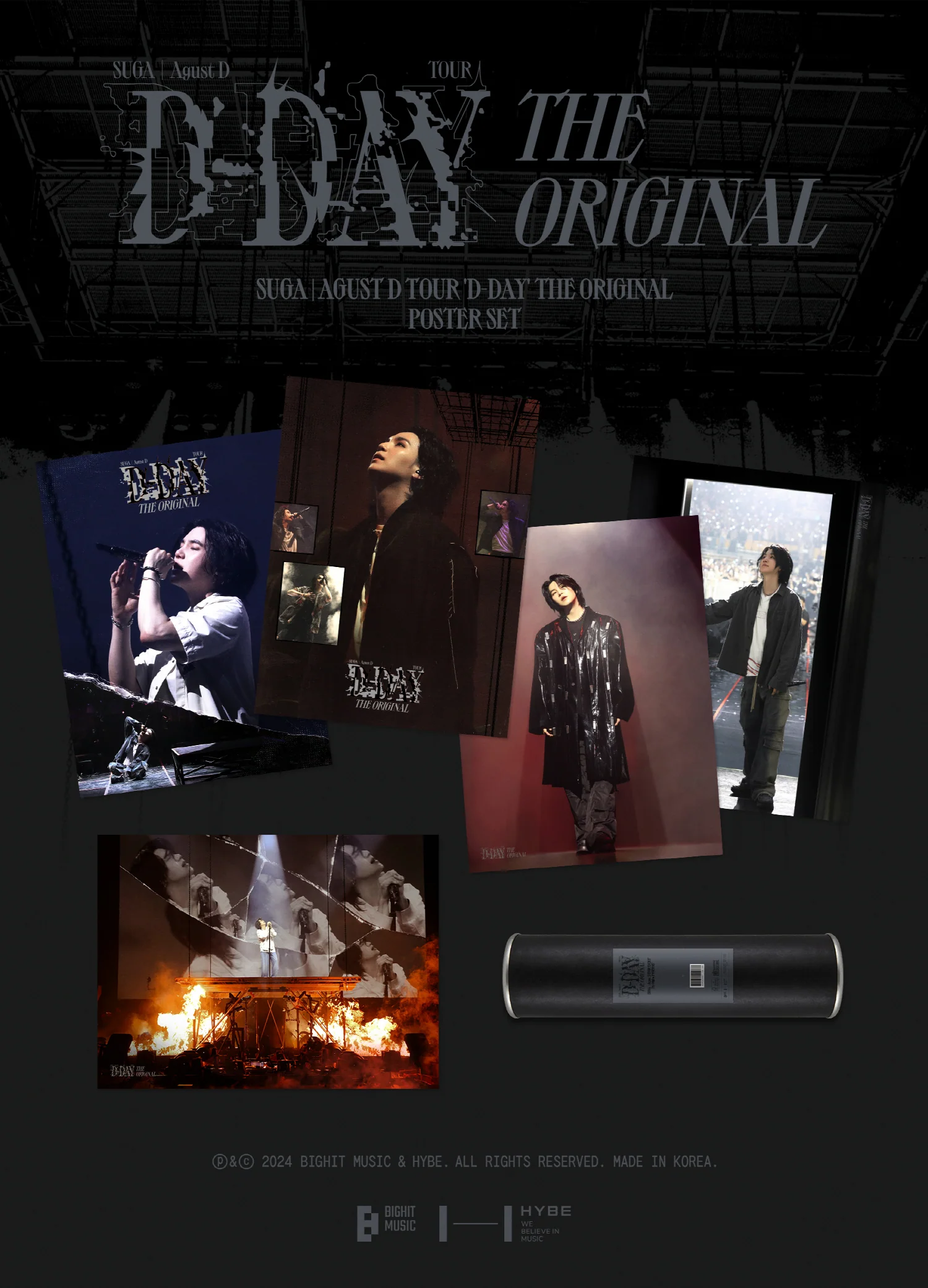SUGA Agust D - TOUR D-DAY The Original DC+POSTER SET / EXPRESS SHIP - Image 9