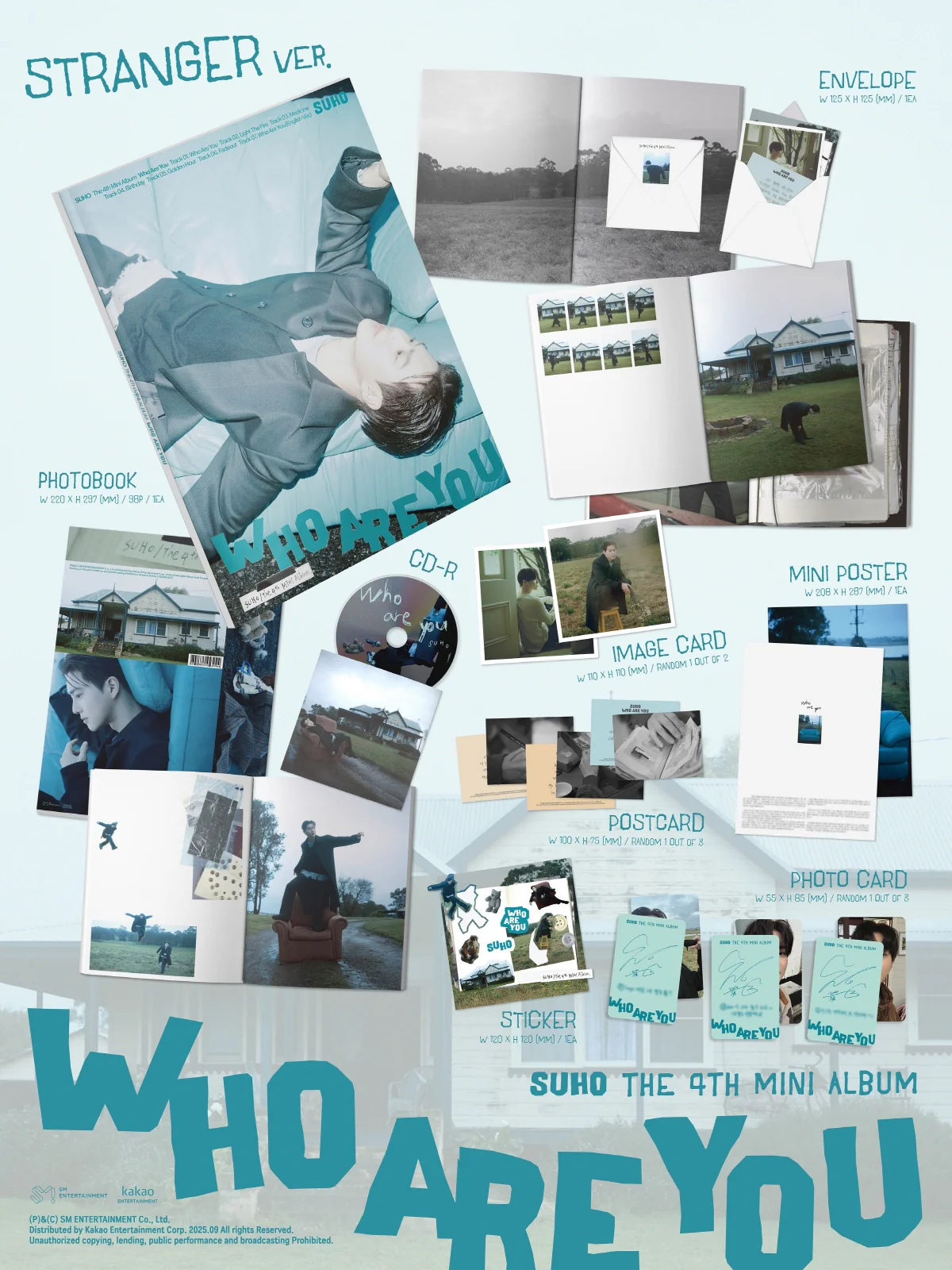 Suho - 4th Mini Album Who Are You Stranger version CD - Image 2