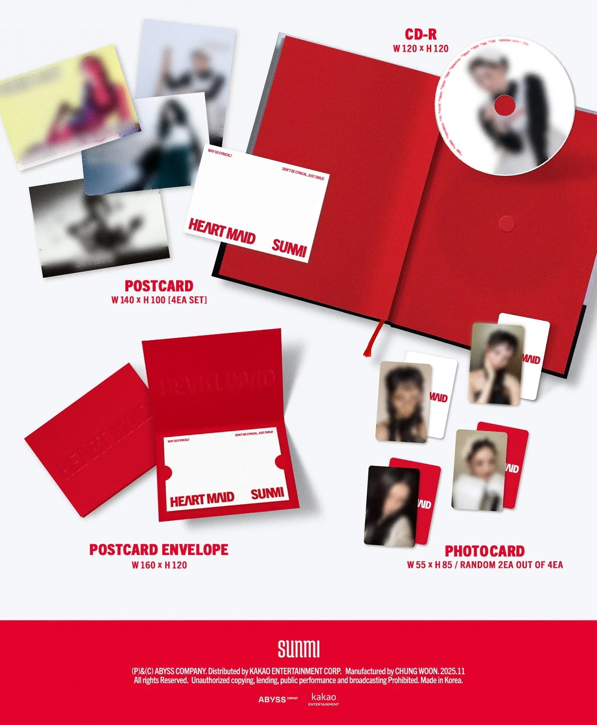 Sunmi - 1st Full Album Heart Maid CD - Image 3