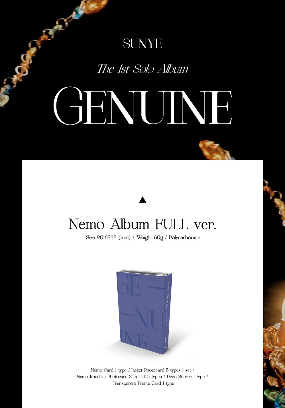 [NEMO ALBUM] SUNYE - Genuine NEMO Album Full ver. - Image 2