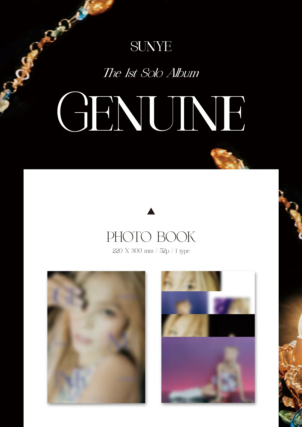 SUNYE - Genuine (1st Single Album) CD - Image 2