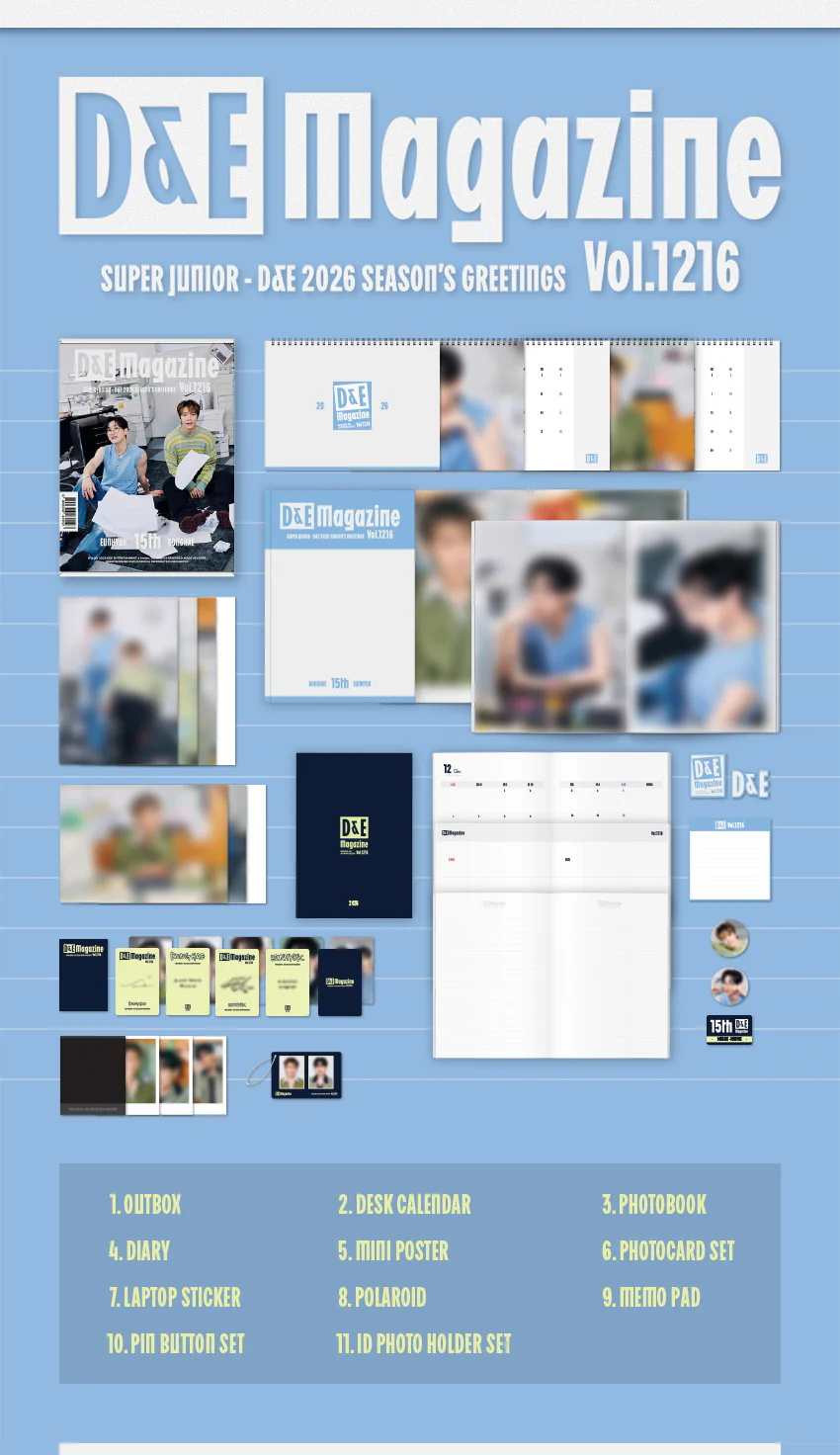 SUPER JUNIOR D&E 2026 SEASON’S GREETINGS [D&E Magazine Vol.1216] - Image 2
