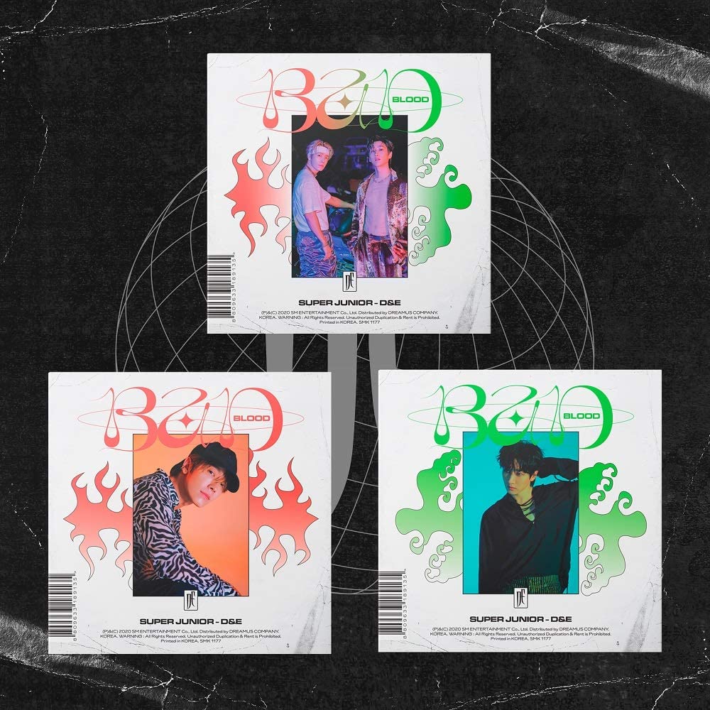 Super Junior D&E - Bad Blood (4th Mini Album) Album+Extra Photocards Set