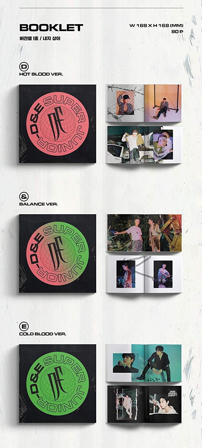 Super Junior D&E - Bad Blood (4th Mini Album) Album+Extra Photocards Set - Image 4