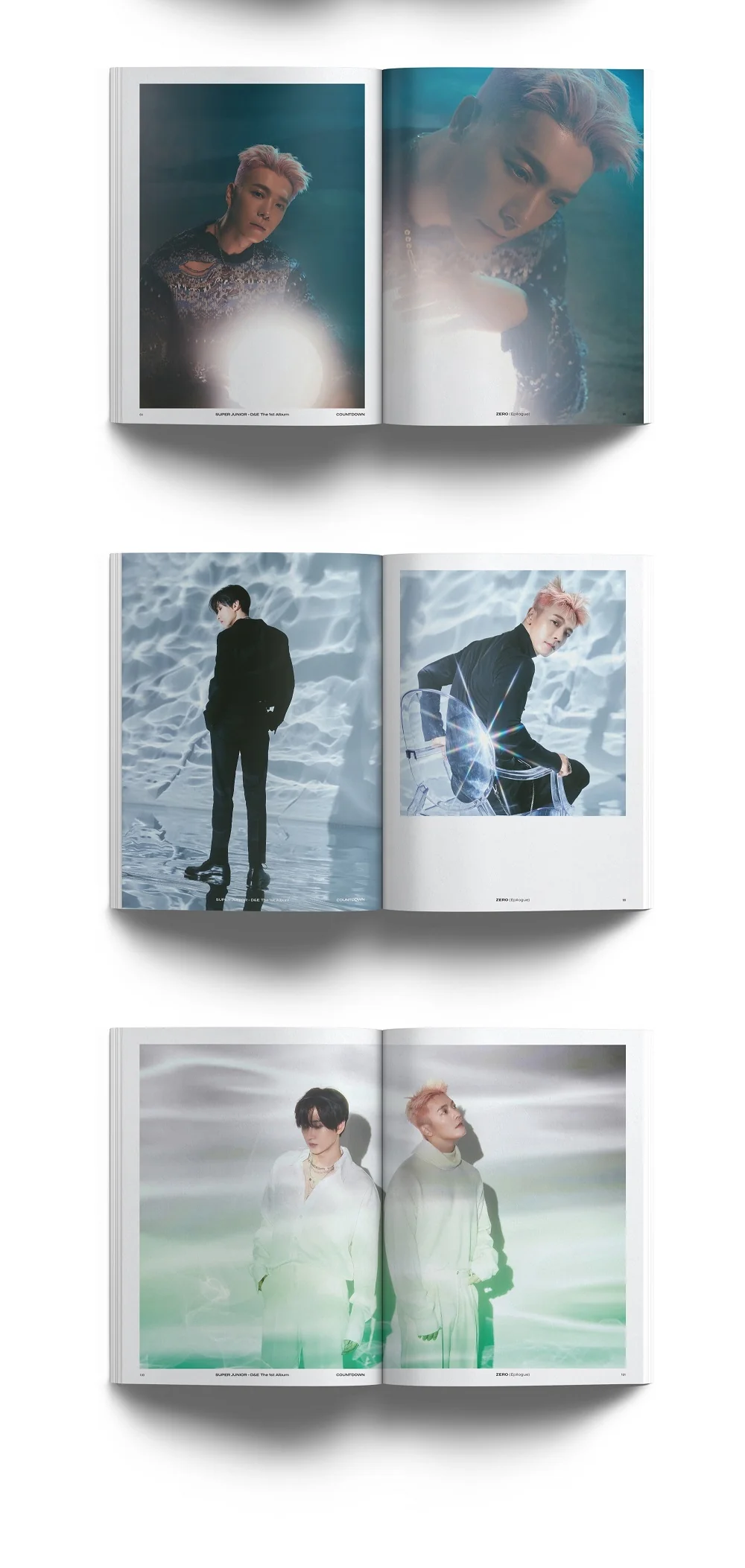 SUPER JUNIOR D&E - COUNTDOWN [ZERO ver.] (Vol.1 Epilogue) Album+Extra Photocards Set - Image 4