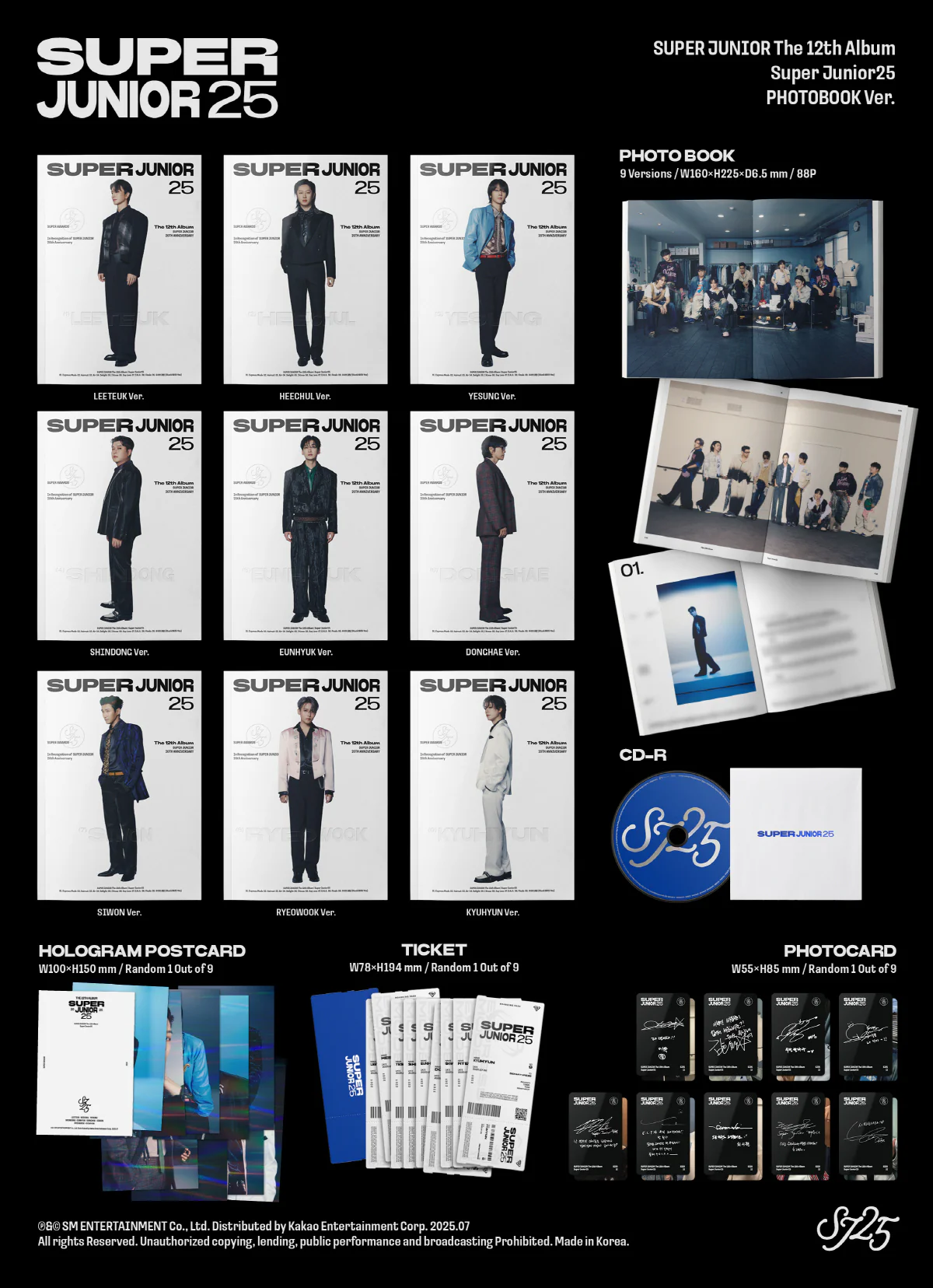SUPER JUNIOR - Super Junior25 [PHOTOBOOK Ver.] 12th Album - Image 2