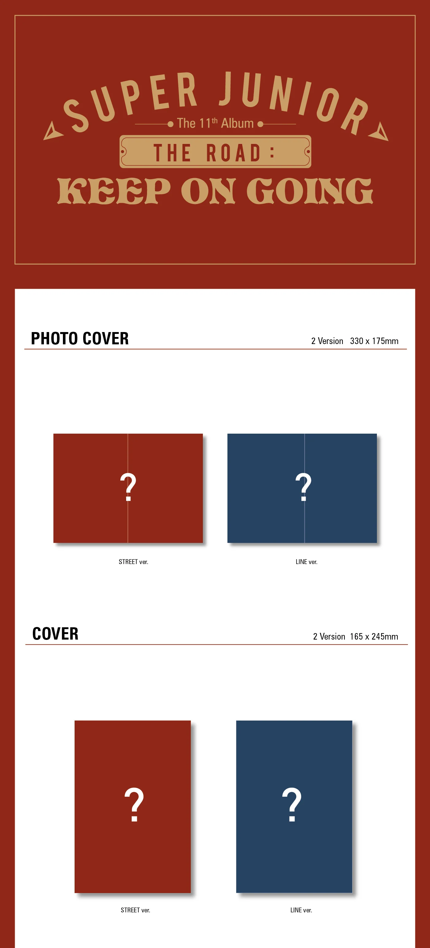 SUPER JUNIOR - The Road : Keep on Going' (Vol.11) Album+Free Gift - Image 2