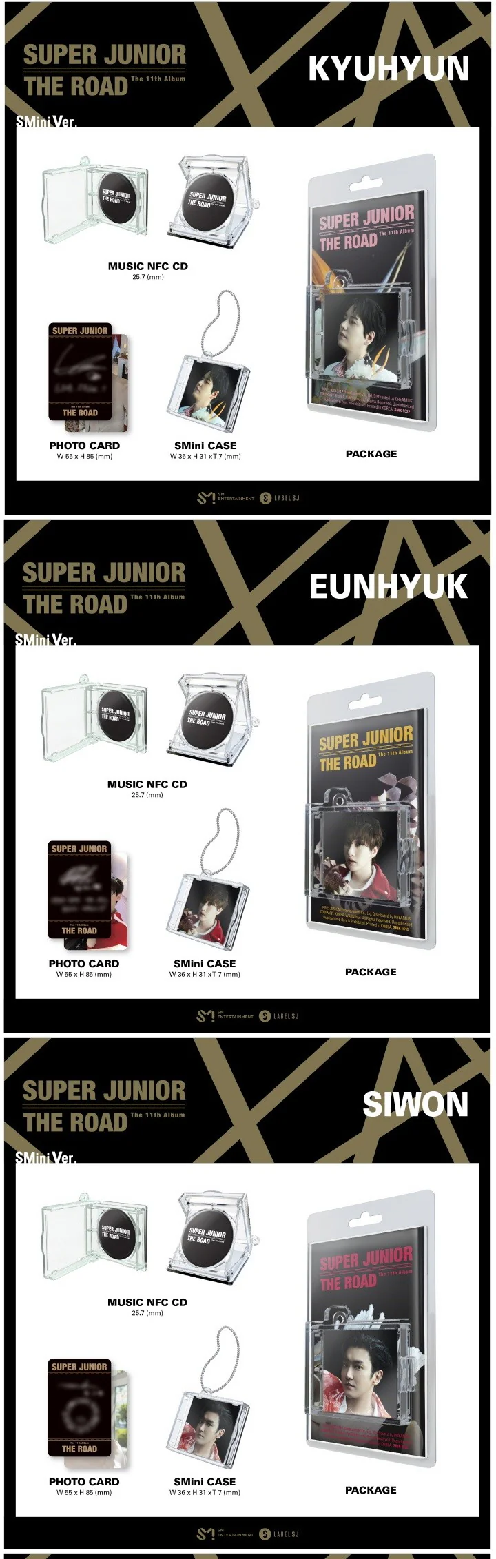 SUPER JUNIOR - The Road [SMini Ver.] Smart Album - Image 3