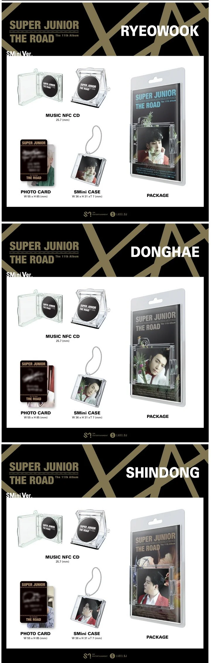 SUPER JUNIOR - The Road [SMini Ver.] Smart Album - Image 4