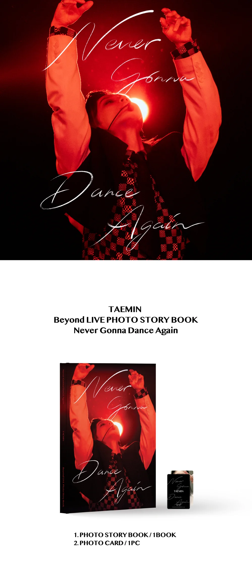 TAEMIN - Beyond LIVE PHOTO STORY BOOK - N.G.D.A - Image 2
