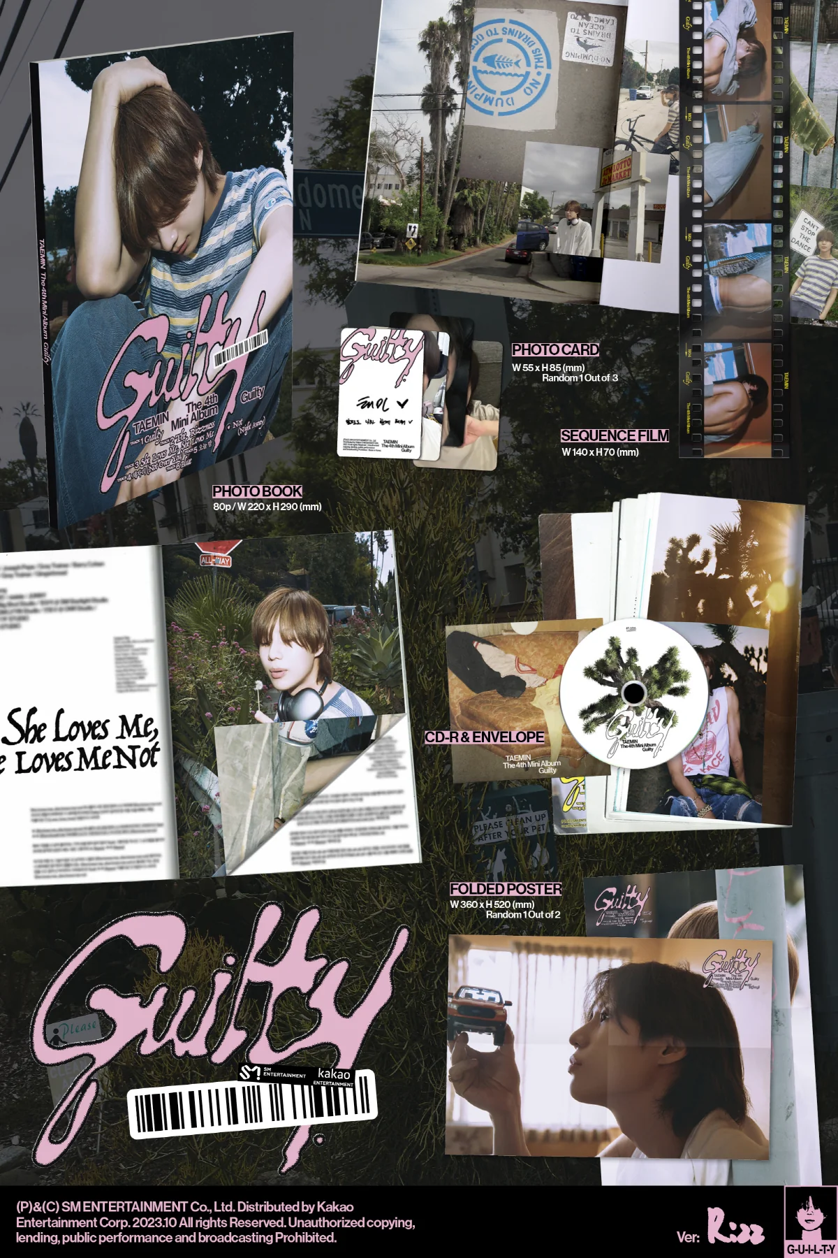 TAEMIN SHINee - 4th Mini Album Guilty [Photo Book Ver.] - Image 2