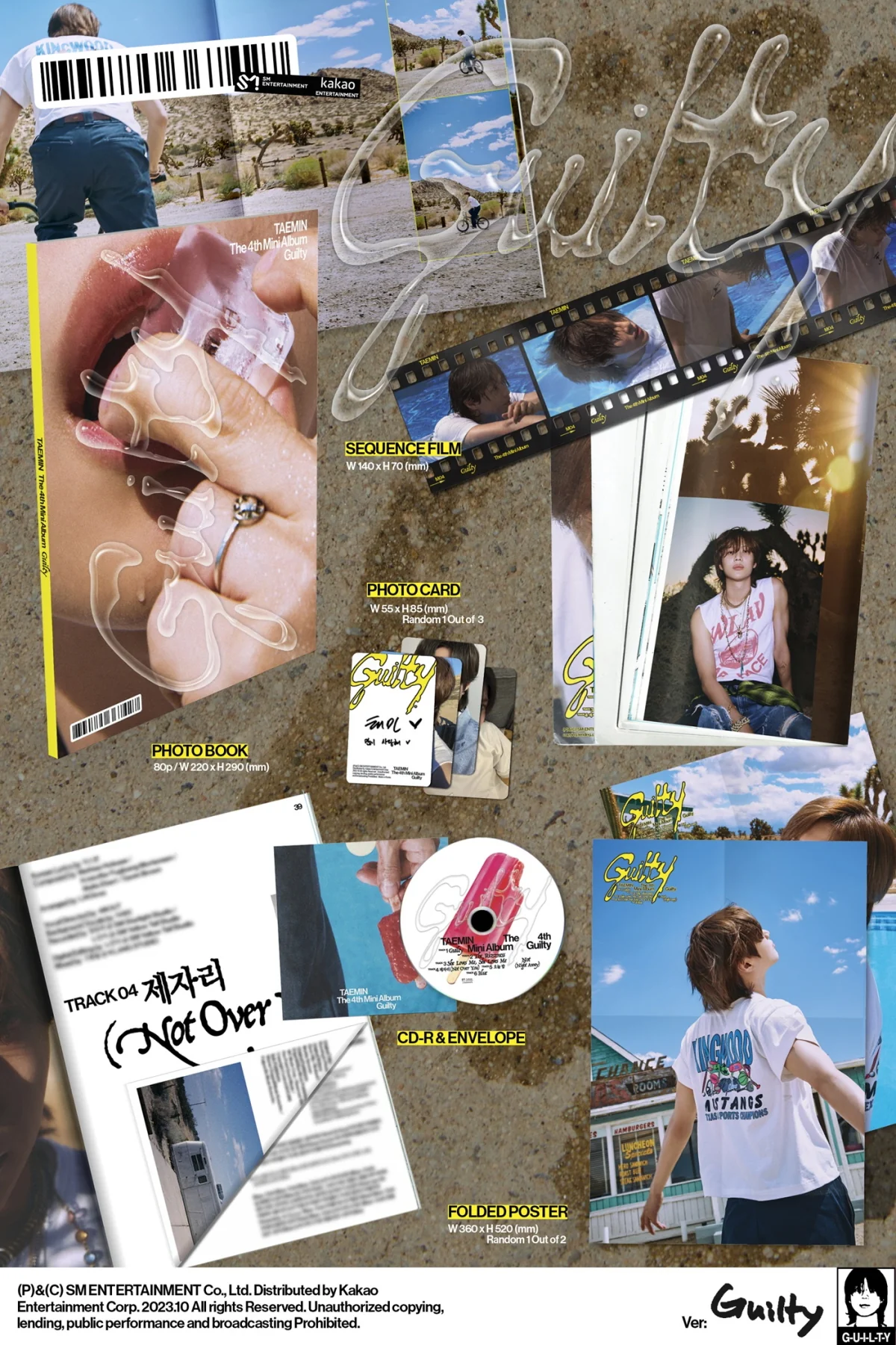 TAEMIN SHINee - 4th Mini Album Guilty [Photo Book Ver.] - Image 3