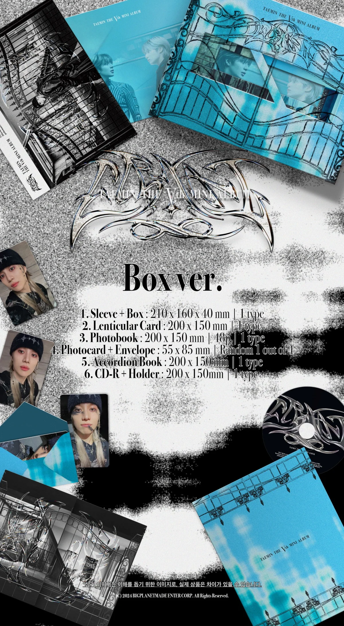 TAEMIN SHINee - ETERNAL [Box ver.] Album - Image 2