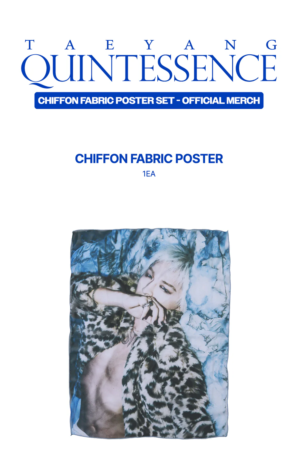 TAEYANG QUINTESSENCE Official Merch - CHIFFON FABRIC POSTER SET - Image 2